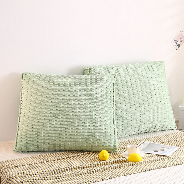 91家纺网 家纺一手货源 找家纺 （总）永光家居 2026竹节绒方垫靠枕床头靠垫抱枕大靠背