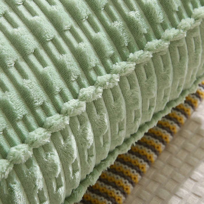 91家纺网 家纺一手货源 找家纺 （总）永光家居 2026竹节绒方垫靠枕床头靠垫抱枕大靠背