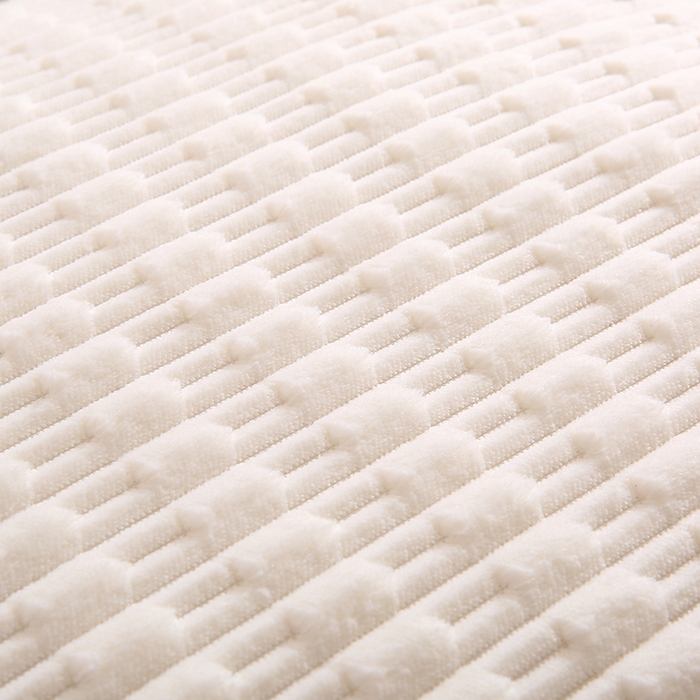 91家纺网 家纺一手货源 找家纺 永光家居 2026新款YG2686竹节绒方垫 浅米色