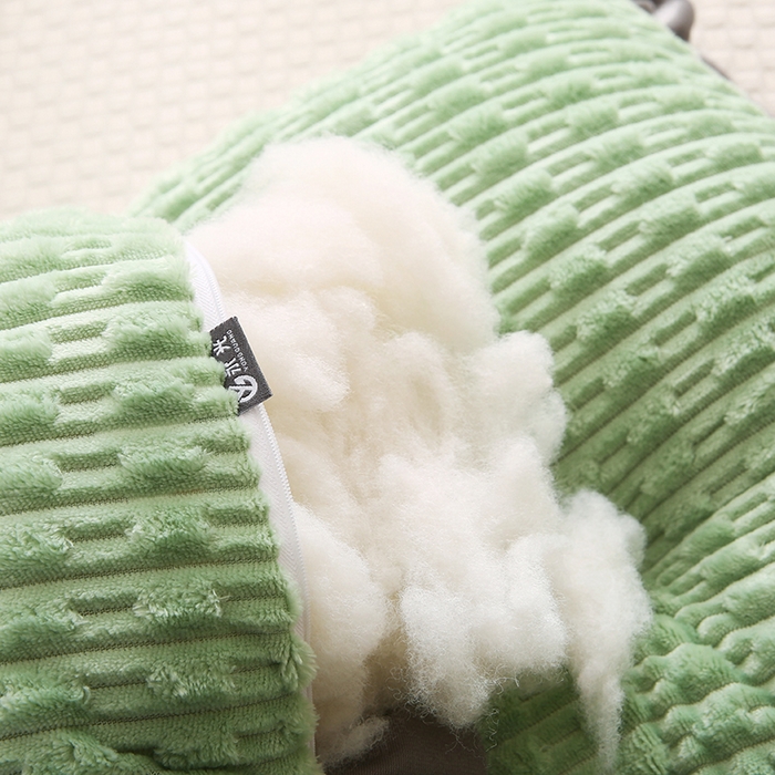 91家纺网 家纺一手货源 找家纺 永光家居 2026新款YG2687竹节绒皇冠 绿色