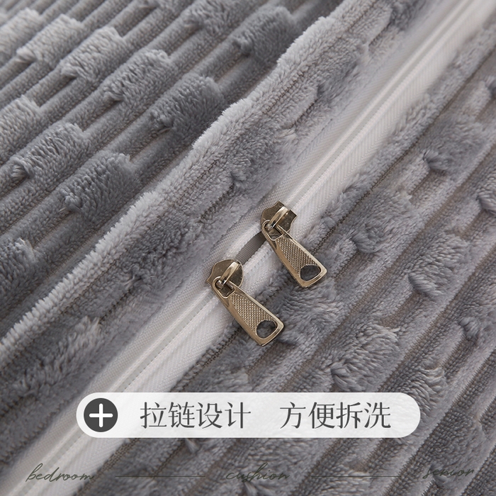 91家纺网 家纺一手货源 找家纺 （总）永光家居 2026竹节绒三角靠垫床头靠枕抱枕大靠背