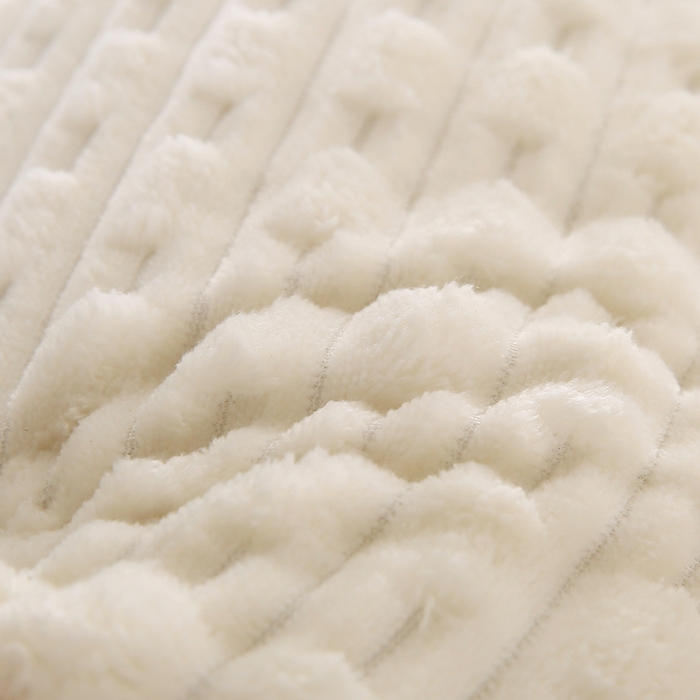 91家纺网 家纺一手货源 找家纺 永光家居 2026新款YG2688竹节绒三角靠垫 竹节 白