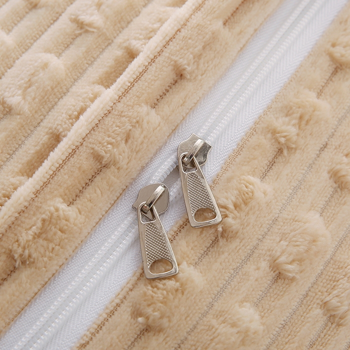 91家纺网 家纺一手货源 找家纺 永光家居 2026新款YG2688竹节绒三角靠垫 竹节 卡其