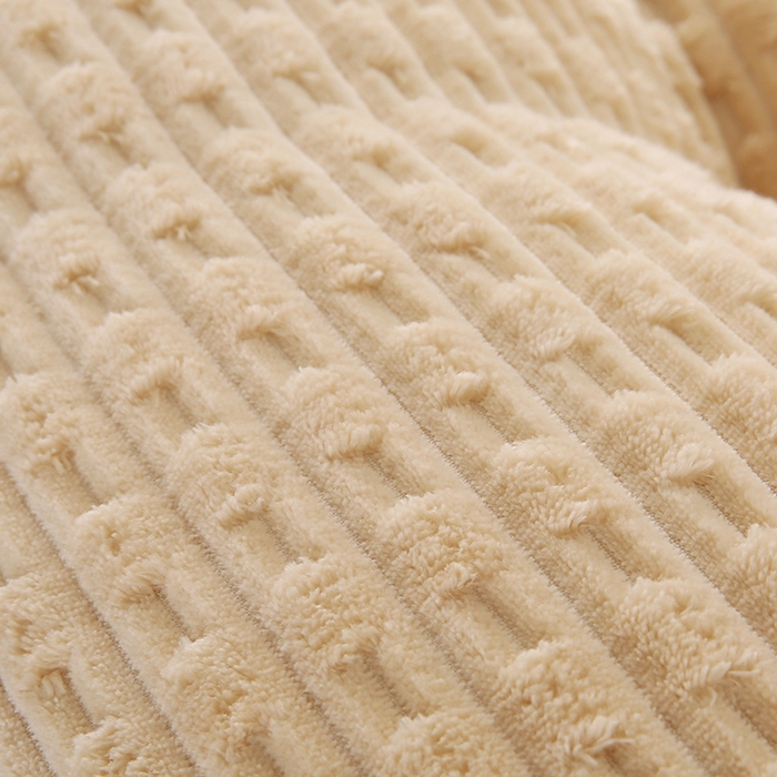 91家纺网 家纺一手货源 找家纺 永光家居 2026新款YG2688竹节绒三角靠垫 竹节 卡其