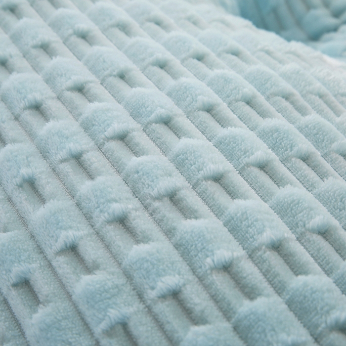 91家纺网 家纺一手货源 找家纺 永光家居 2026新款YG2688竹节绒三角靠垫 竹节 蓝