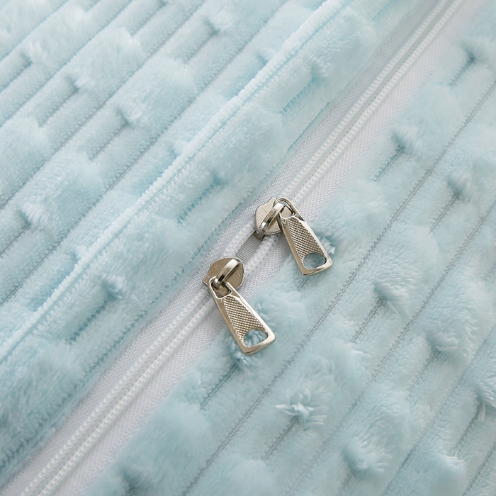 91家纺网 家纺一手货源 找家纺 永光家居 2026新款YG2688竹节绒三角靠垫 竹节 蓝