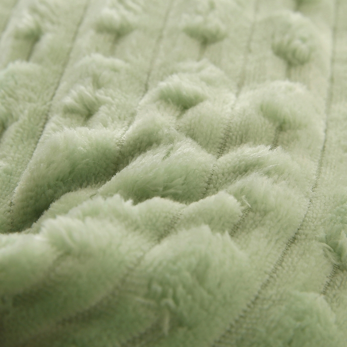 91家纺网 家纺一手货源 找家纺 永光家居 2026新款YG2688竹节绒三角靠垫 竹节 绿