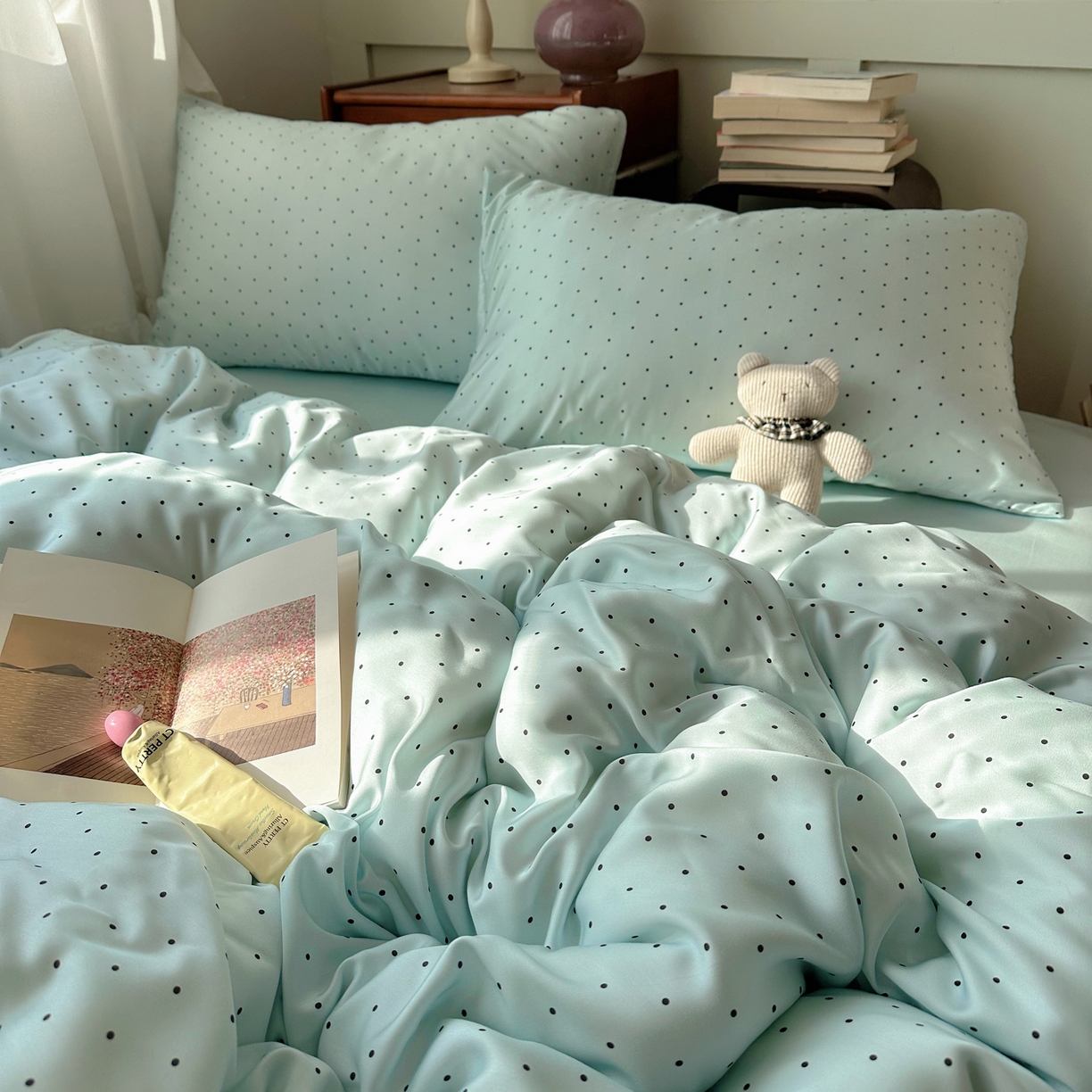 91家纺网 家纺一手货源 找家纺 （总）爱彼家纺 2026新款亲肤冰丝印花四件套-系列二