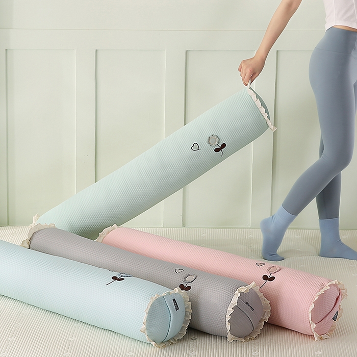 91家纺网 家纺一手货源 找家纺 （总）蔻眠 凉豆豆凉感丝长抱枕侧睡夹腿抱枕长枕芯枕头