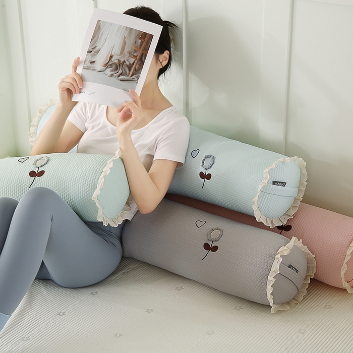 91家纺网 家纺一手货源 找家纺 （总）蔻眠 凉豆豆凉感丝长抱枕侧睡夹腿抱枕长枕芯枕头