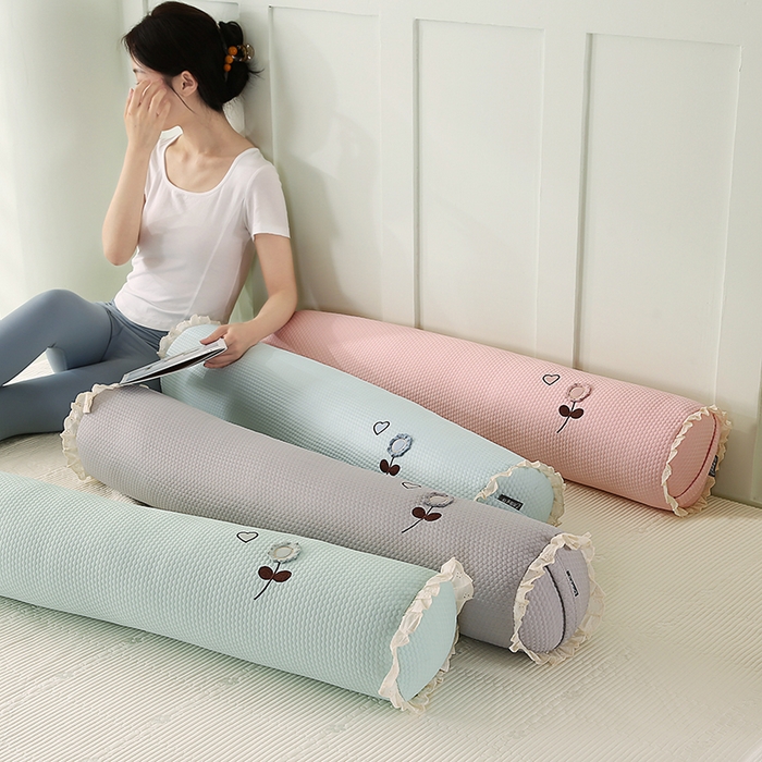 91家纺网 家纺一手货源 找家纺 （总）蔻眠 凉豆豆凉感丝长抱枕侧睡夹腿抱枕长枕芯枕头