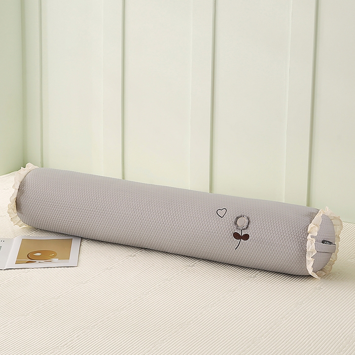 91家纺网 家纺一手货源 找家纺 蔻眠 凉豆豆凉感丝长抱枕侧睡夹腿抱枕长枕芯枕头 凉豆豆-灰色
