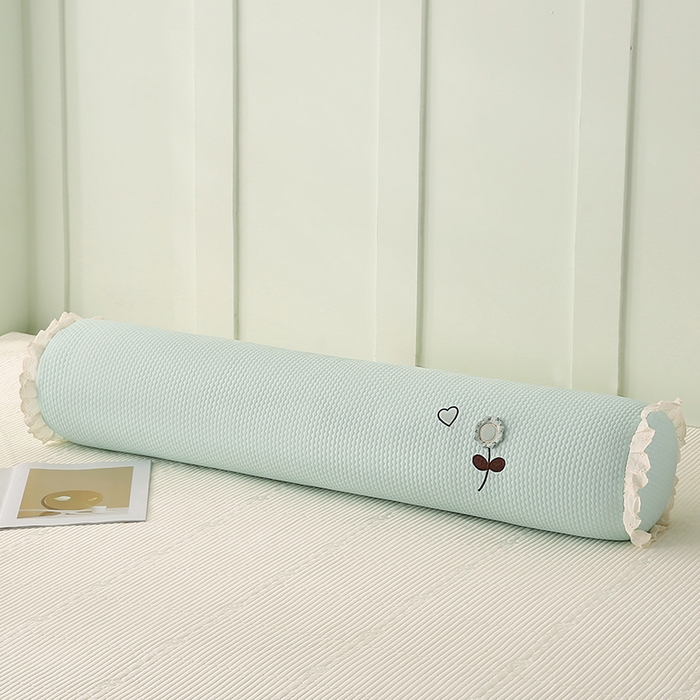 91家纺网 家纺一手货源 找家纺 蔻眠 凉豆豆凉感丝长抱枕侧睡夹腿抱枕长枕芯枕头 凉豆豆-绿色