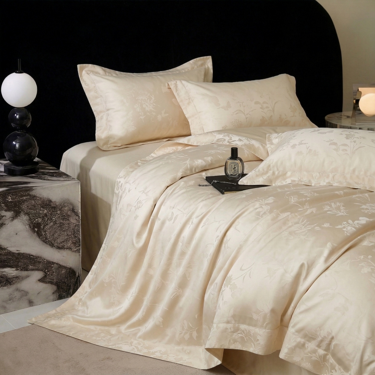 91家纺网 家纺一手货源 找家纺 （总）爱彼家纺 2026新款亲肤提花四件套-系列一