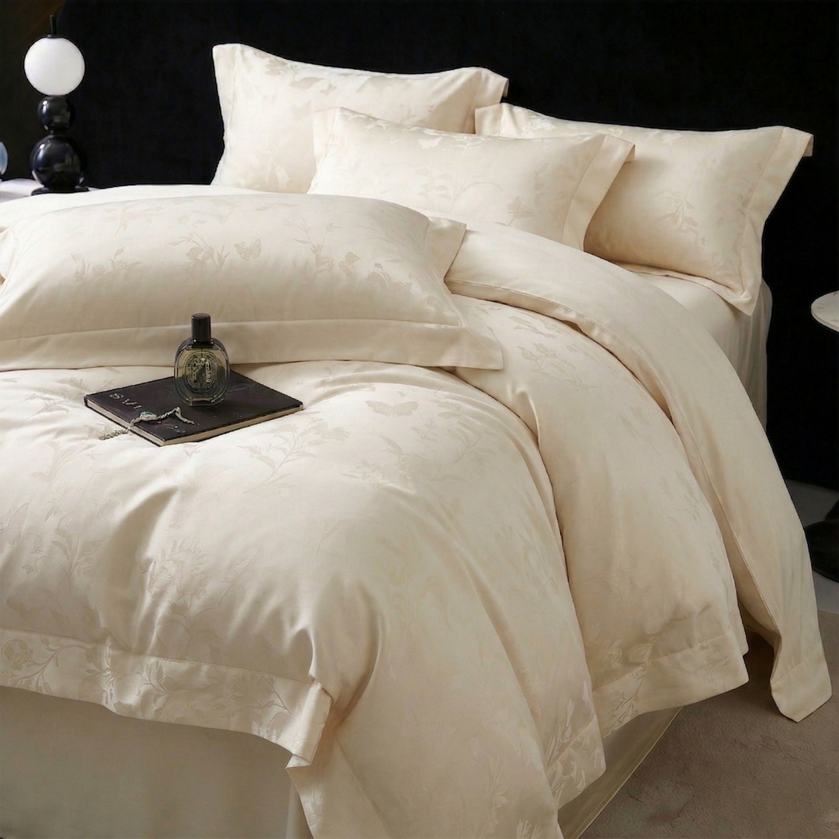 91家纺网 家纺一手货源 找家纺 （总）爱彼家纺 2026新款亲肤提花四件套-系列一