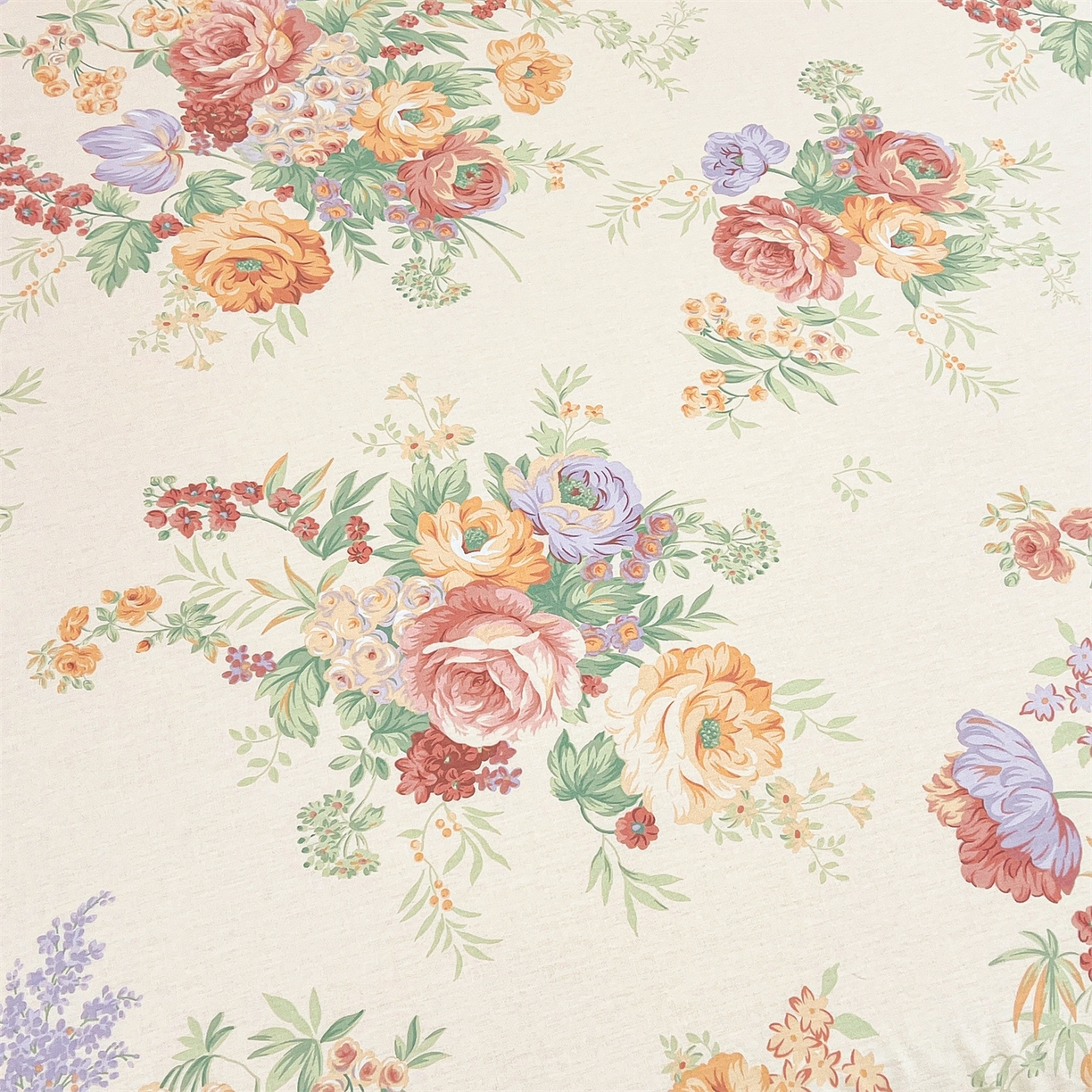 91家纺网 家纺一手货源 找家纺 宜凡家纺 2026新款全棉公主风单层床裙三件套 春色入梦