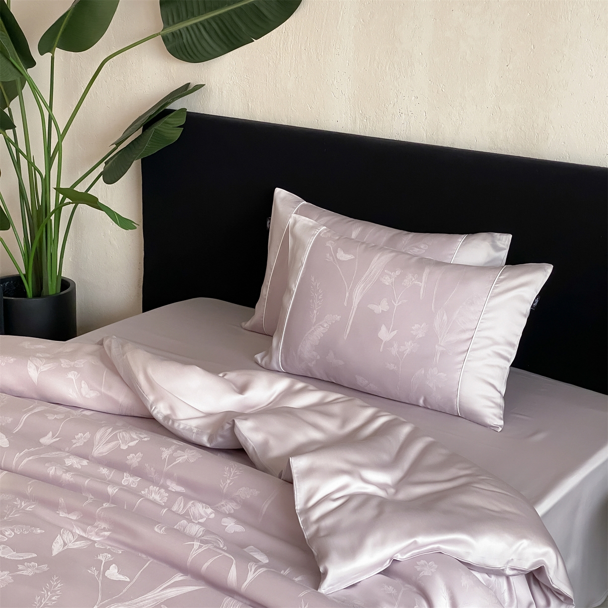 91家纺网 家纺一手货源 找家纺 （总）FORTWO家纺原创设计（FOR TWO家纺） 2026新款60兰精天丝提花雅颂四件套-琉璃梦境