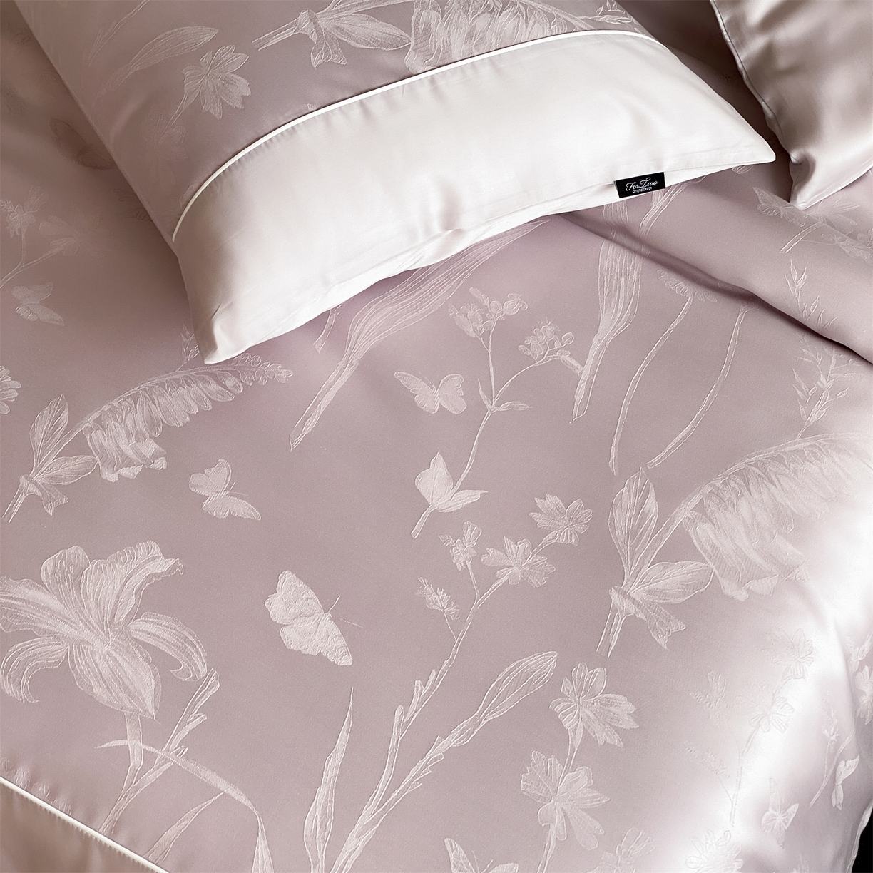 91家纺网 家纺一手货源 找家纺 （总）FORTWO家纺原创设计（FOR TWO家纺） 2026新款60兰精天丝提花雅颂四件套-琉璃梦境