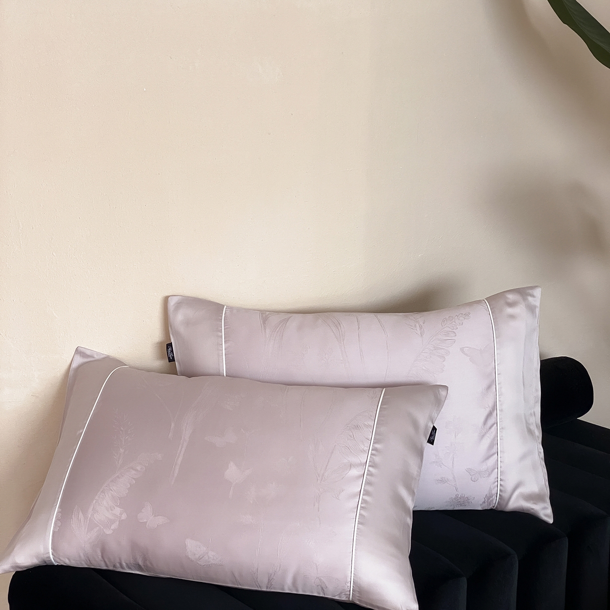 FORTWO家纺原创设计（FOR TWO家纺） 2026新款60兰精天丝提花嵌绳单品枕套雅颂系列 琉璃梦境