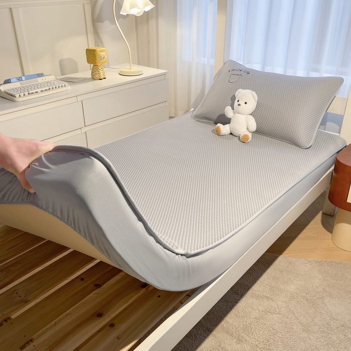 91家纺网 家纺一手货源 找家纺 （总）爱思凯家纺 2026新款【学生】PE真豆豆-八宝熊 -床笠款【场景二】