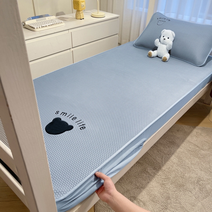 91家纺网 家纺一手货源 找家纺 （总）爱思凯家纺 2026新款【学生】PE真豆豆-八宝熊 -床笠款【场景二】