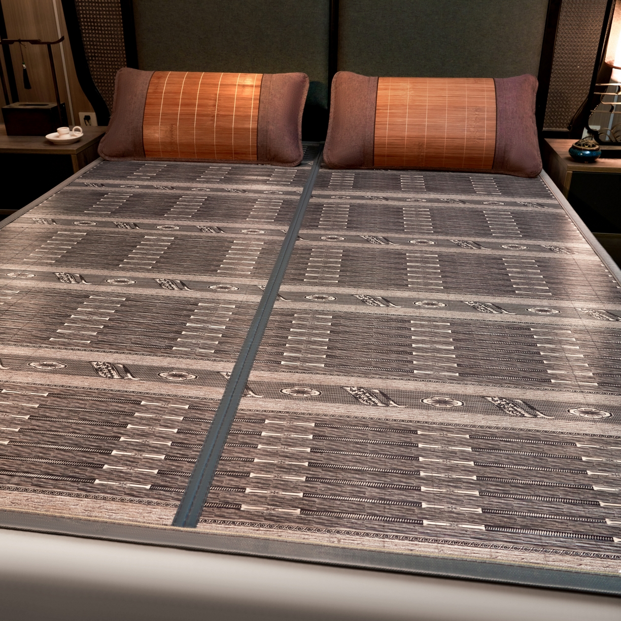 91家纺网 家纺一手货源 找家纺 （总）森璐家纺 2026新款艾草驱蚊席-百福系列