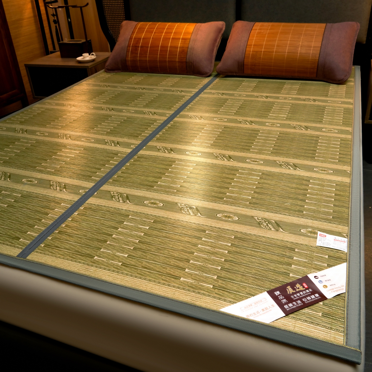 91家纺网 家纺一手货源 找家纺 （总）森璐家纺 2026新款艾草驱蚊席-百福系列