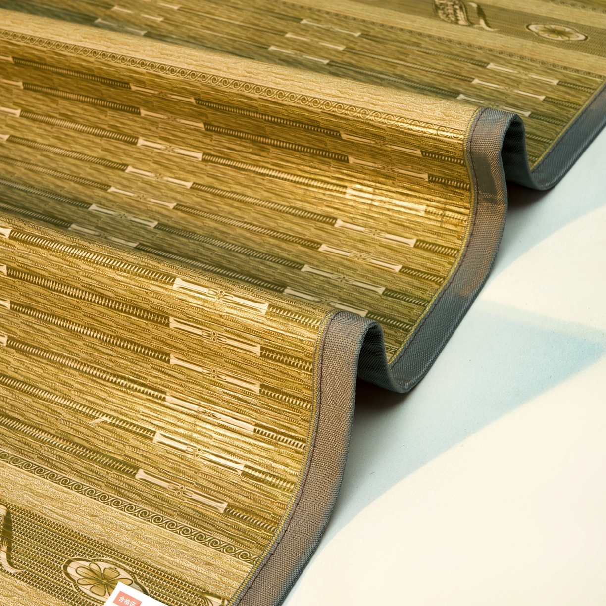 91家纺网 家纺一手货源 找家纺 森璐家纺 2026新款艾草驱蚊席-百福系列 百福-绿