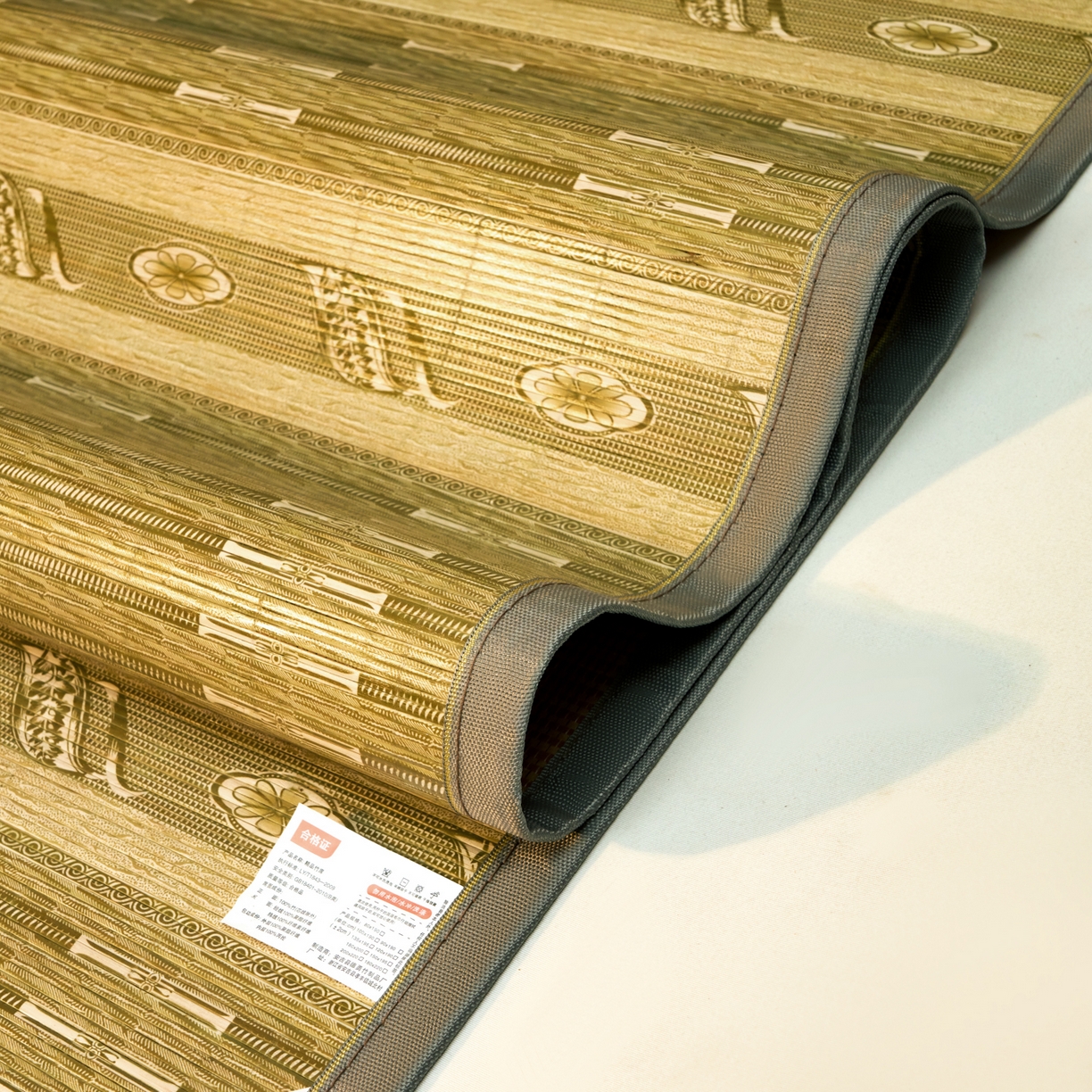 91家纺网 家纺一手货源 找家纺 森璐家纺 2026新款艾草驱蚊席-百福系列 百福-绿