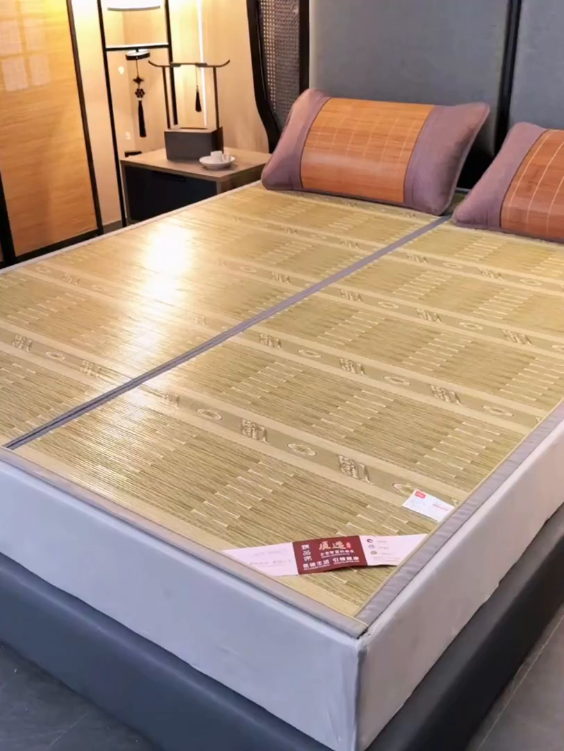 91家纺网 家纺一手货源 找家纺 森璐家纺 2026新款艾草驱蚊席-百福系列 百福-绿