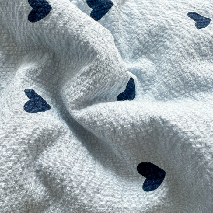 91家纺网 家纺一手货源 找家纺 欧尚家纺 2026新款泡芙纱夏被四件套简单款 兰爱心