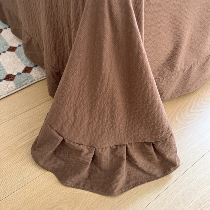 91家纺网 家纺一手货源 找家纺 欧尚家纺 2026新款泡芙纱夏被四件套简单款 森林描绘