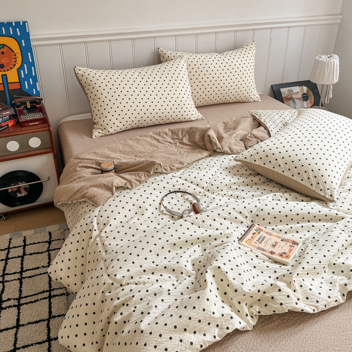 91家纺网 家纺一手货源 找家纺 （总） 梵希雅  2026新款泡芙纱夏被四件套简单款