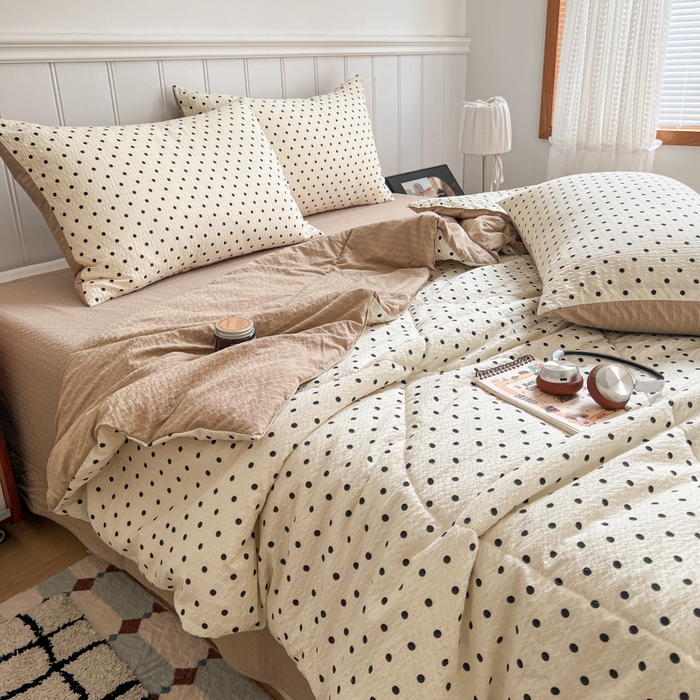 91家纺网 家纺一手货源 找家纺 （总） 梵希雅  2026新款泡芙纱夏被四件套简单款