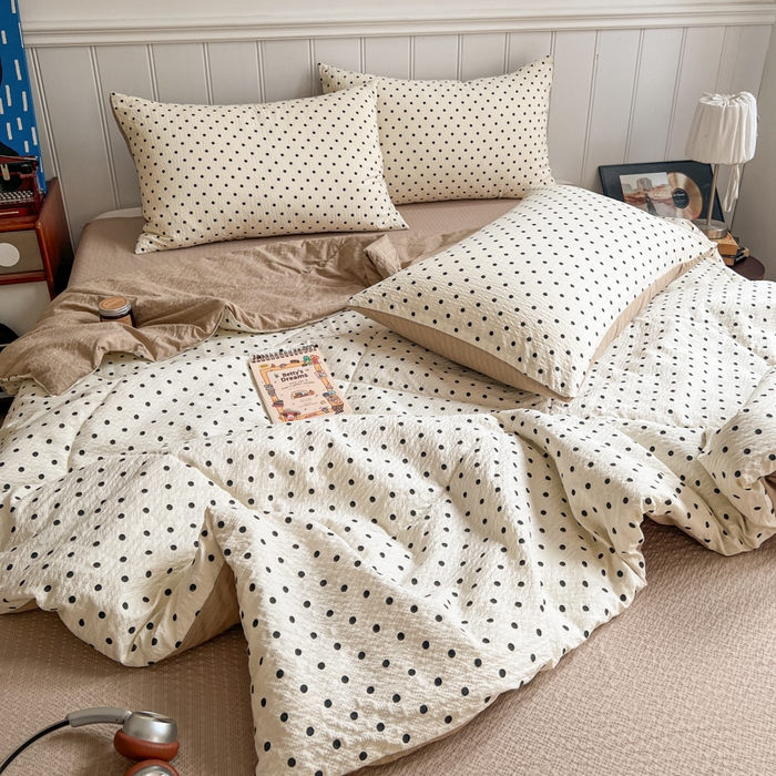 91家纺网 家纺一手货源 找家纺 （总） 梵希雅  2026新款泡芙纱夏被四件套简单款