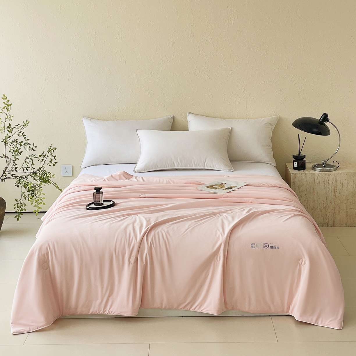 91家纺网 家纺一手货源 找家纺 （总）春皖家纺 2026新款简约百搭小凉皮凉感夏被-冷萃系列