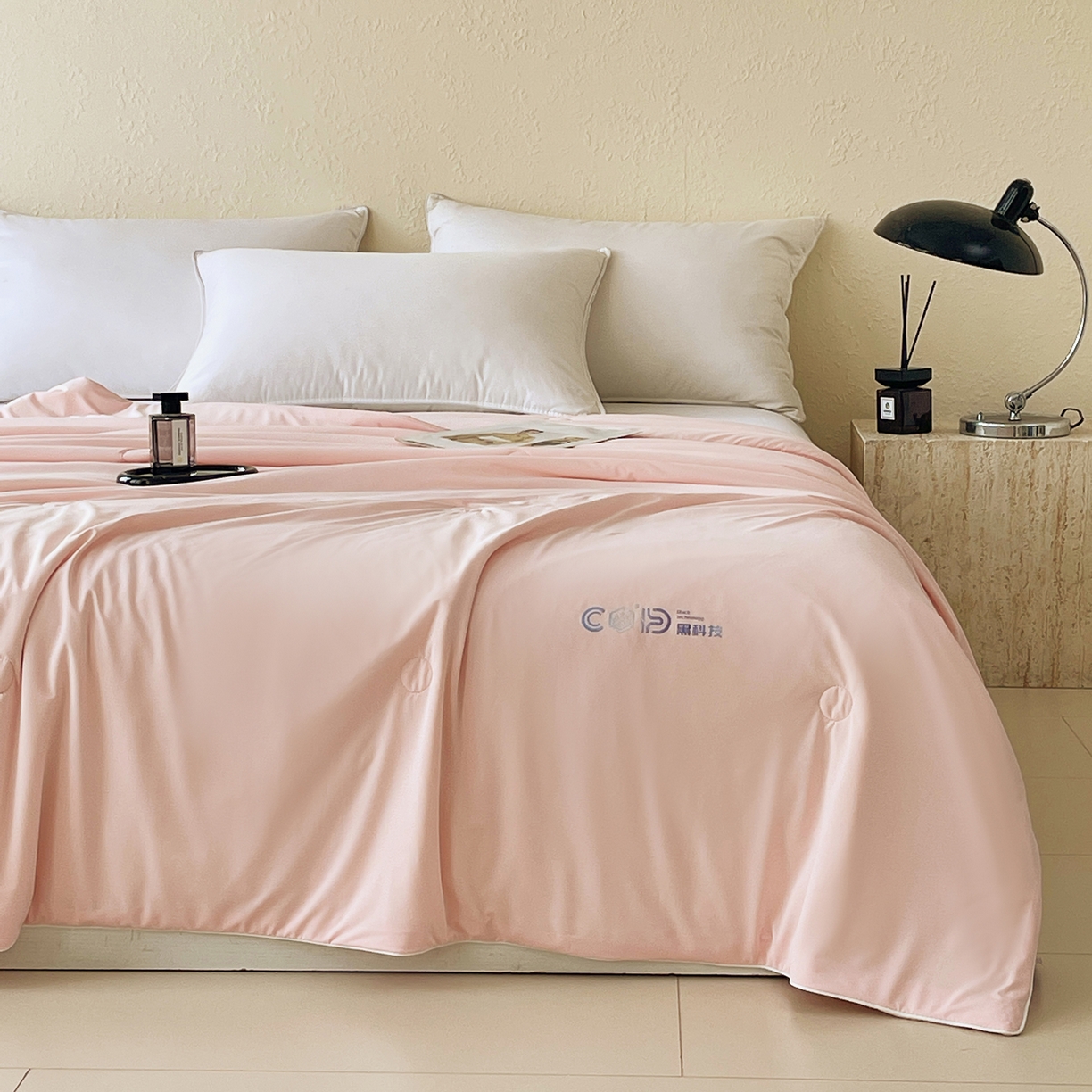 91家纺网 家纺一手货源 找家纺 （总）春皖家纺 2026新款简约百搭小凉皮凉感夏被-冷萃系列