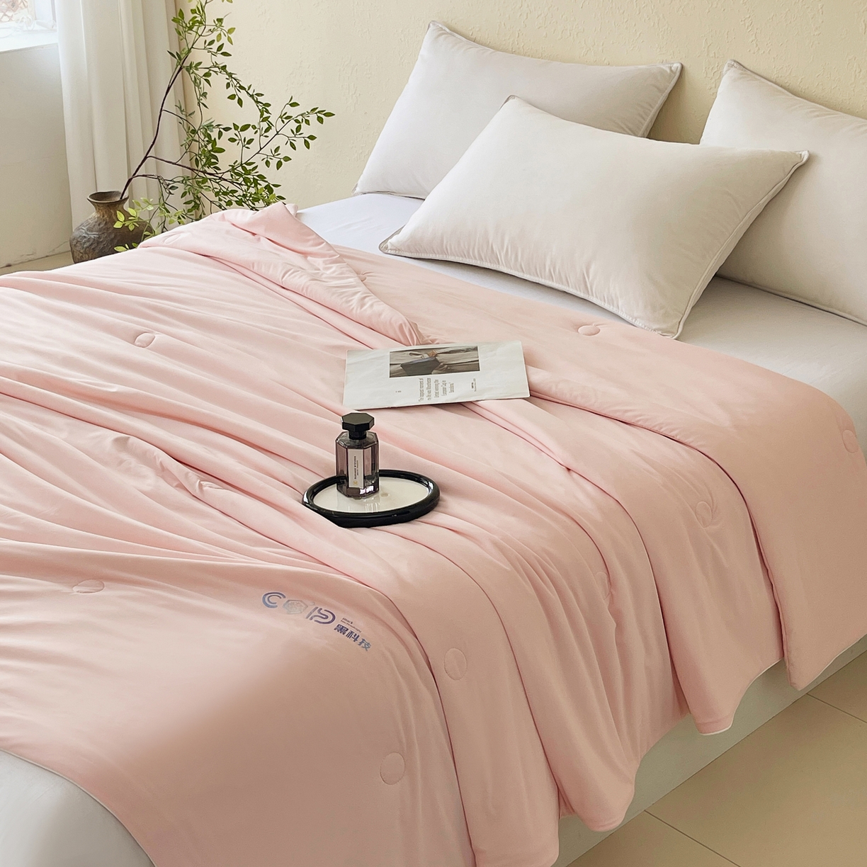 91家纺网 家纺一手货源 找家纺 （总）春皖家纺 2026新款简约百搭小凉皮凉感夏被-冷萃系列