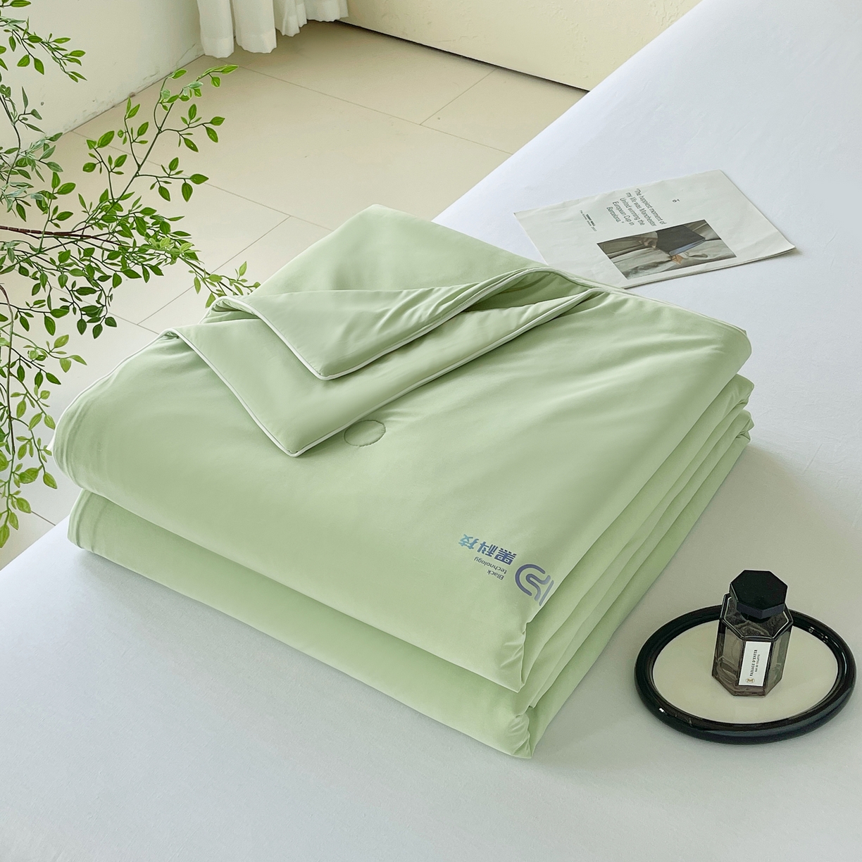 91家纺网 家纺一手货源 找家纺 （总）春皖家纺 2026新款简约百搭小凉皮凉感夏被-冷萃系列