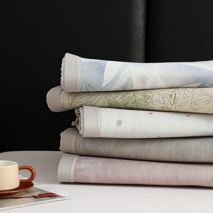 91家纺网 家纺一手货源 找家纺 （总）富馨莱 2026新款高端竹纤维席子平铺款软凉席三件套夏季凉席席子