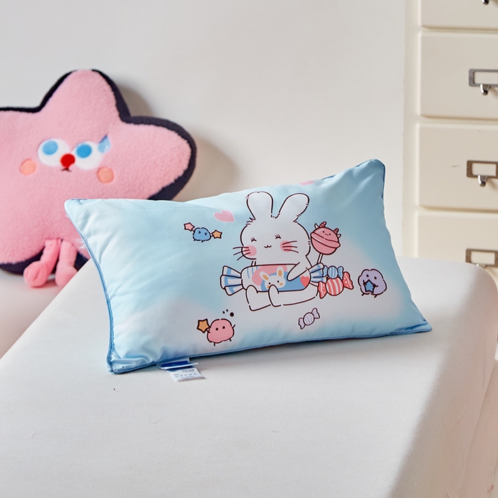 91家纺网 家纺一手货源 找家纺 （总）暖羽屋羽绒馆 2026新款卡通枕头婴幼儿枕芯 儿童学生小枕头 宿舍枕头 婴儿床枕头 小孩枕头