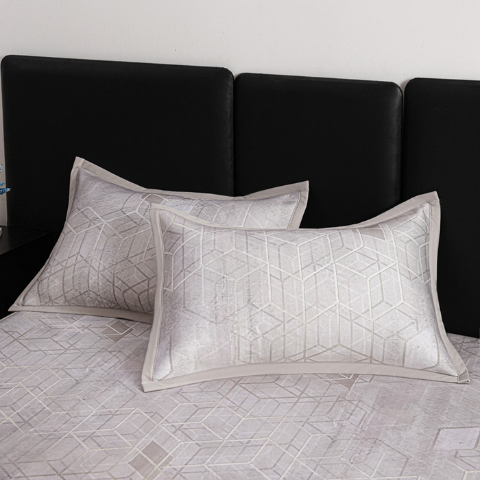 91家纺网 家纺一手货源 找家纺 富馨莱 2026新款高端竹纤维席子平铺款软凉席三件套夏季凉席席子 维度空间