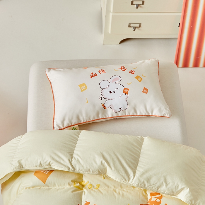 91家纺网 家纺一手货源 找家纺 （总）暖羽屋羽绒馆 2026新款卡通枕头婴幼儿枕芯 儿童学生小枕头 宿舍枕头 婴儿床枕头 小孩枕头