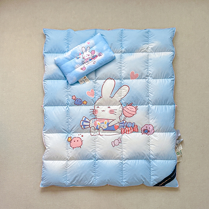 91家纺网 家纺一手货源 找家纺 暖羽屋羽绒馆 2026新款卡通枕头婴幼儿枕芯 儿童学生小枕头 宿舍枕头 婴儿床枕头 小孩枕头 小白兔 