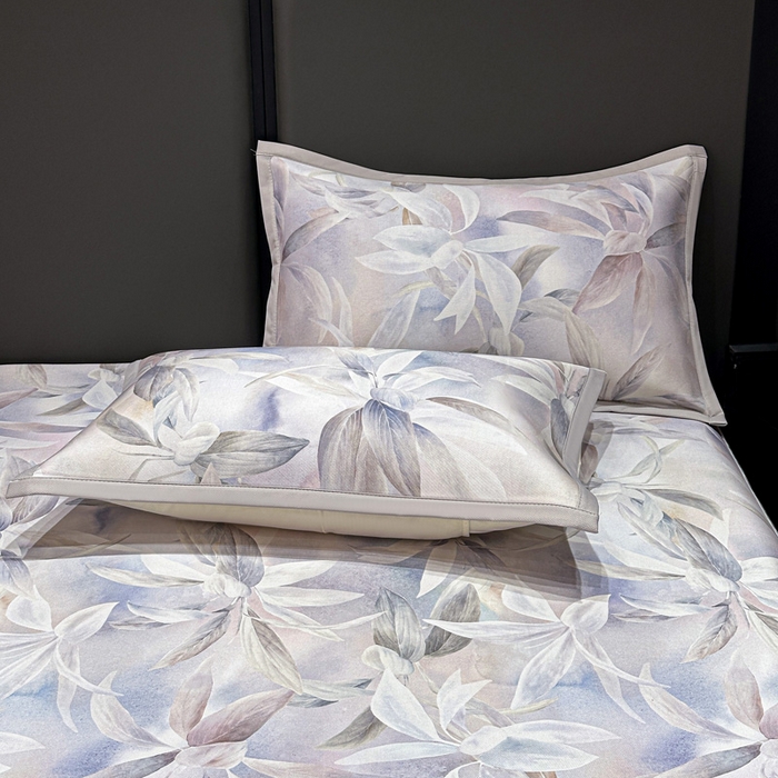 91家纺网 家纺一手货源 找家纺 富馨莱 2026新款高端竹纤维床笠款软凉席三件套夏季凉席席子 蝶韵