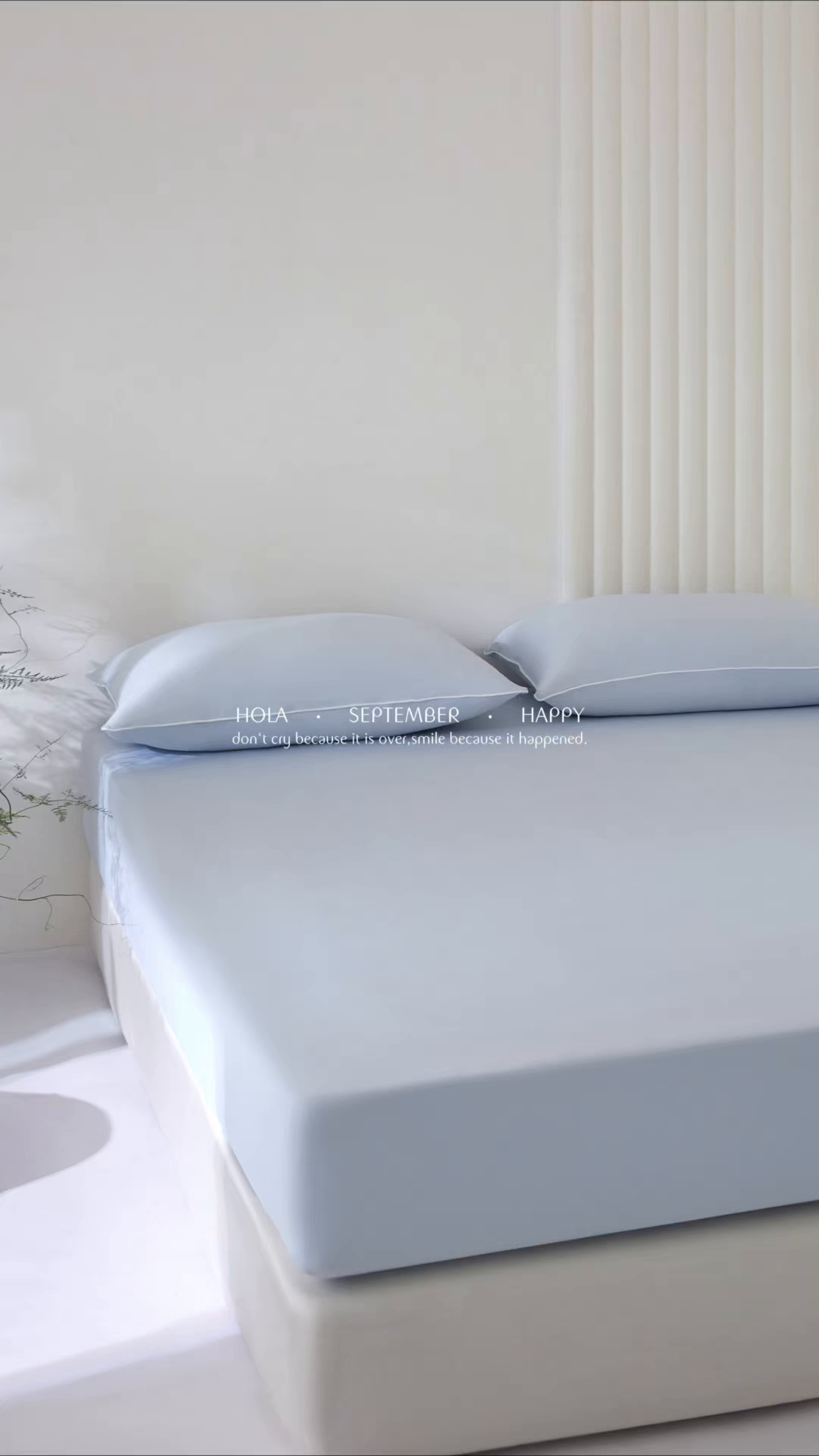 91家纺网 家纺一手货源 找家纺 头等舱  2026新款锦氨A类凉感（165克）床笠 某姆同款 蓝灰