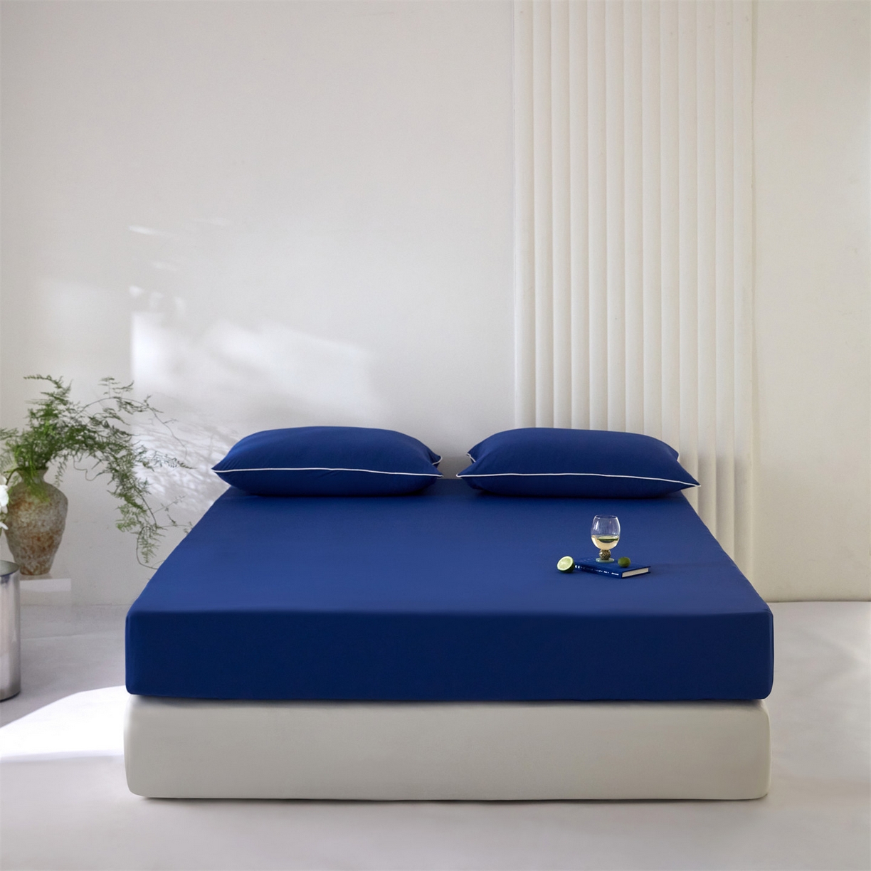 头等舱  2026新款锦氨A类凉感（165克）床笠 某姆同款 深蓝