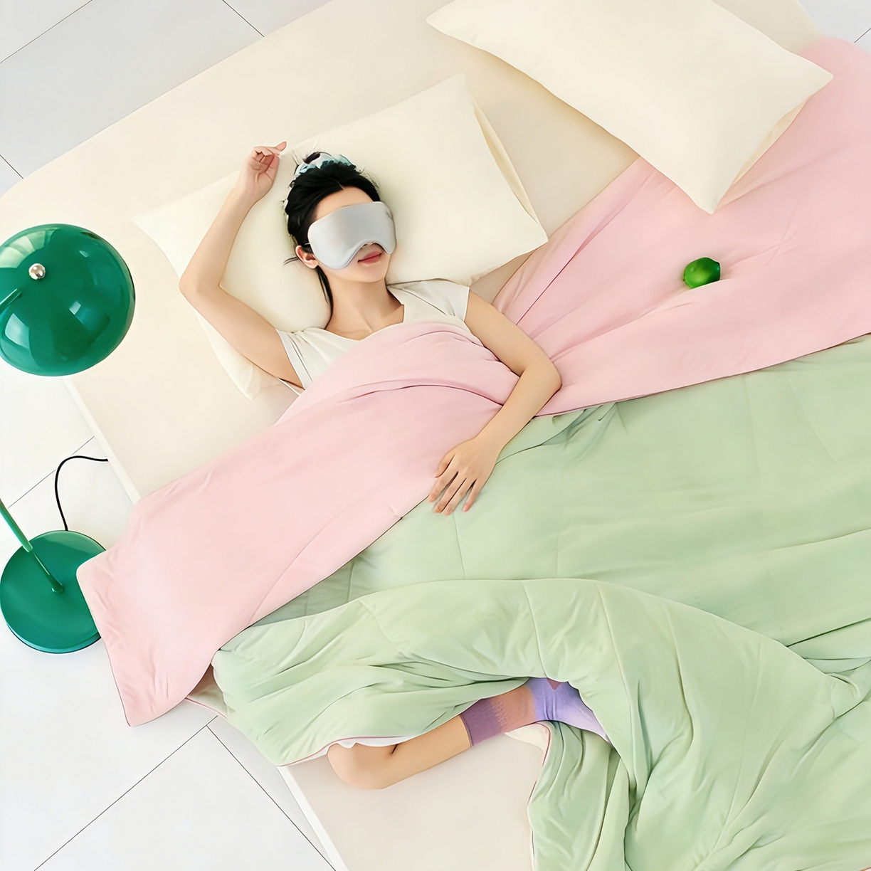 91家纺网 家纺一手货源 找家纺 （总）LADYCOCO可可家居 2026新款coolmate多巴胺色系凉感夏被系列2