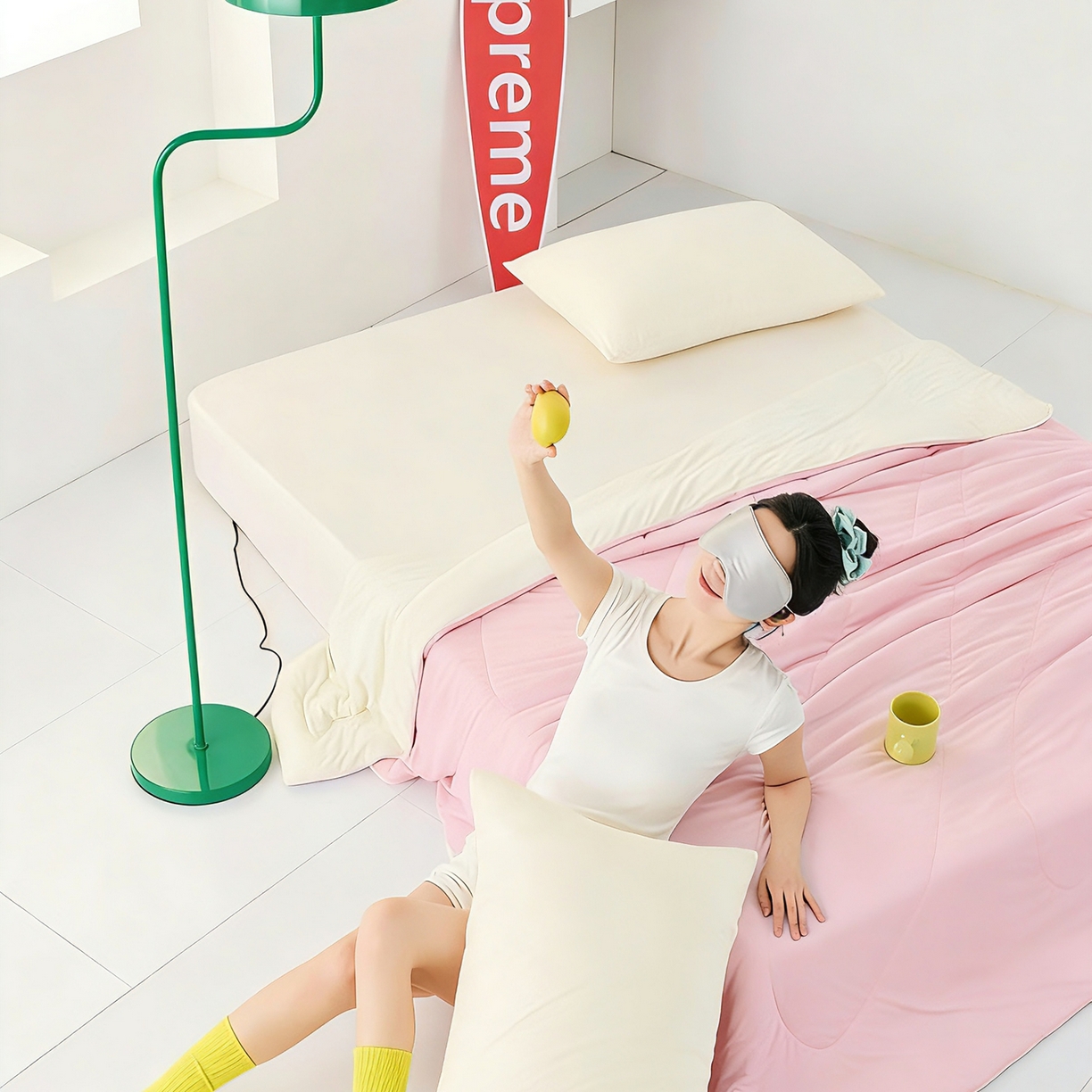 91家纺网 家纺一手货源 找家纺 （总）LADYCOCO可可家居 2026新款coolmate多巴胺色系凉感夏被系列2