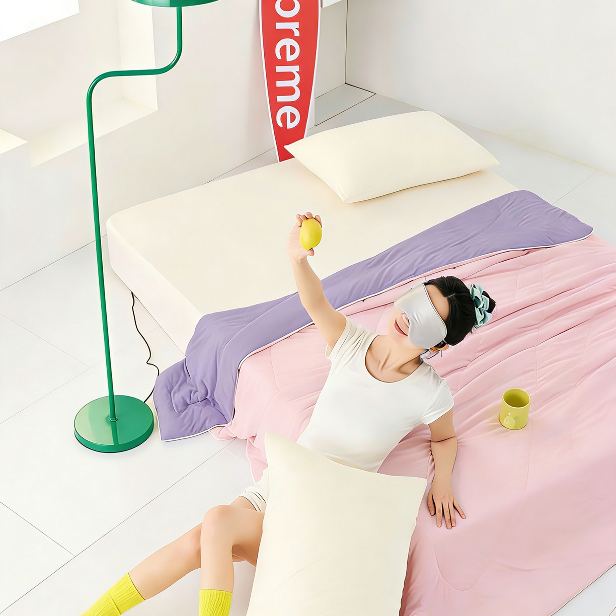 91家纺网 家纺一手货源 找家纺 （总）LADYCOCO可可家居 2026新款coolmate多巴胺色系凉感夏被系列2